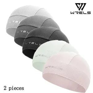 Wrels Ice Silk Hat, Running Cycling Sun Protection Quick-Dry Cap, Motorcycle Helmet Liner Breathable Hat, Outdoor Sports Accessory, High Quality Hat