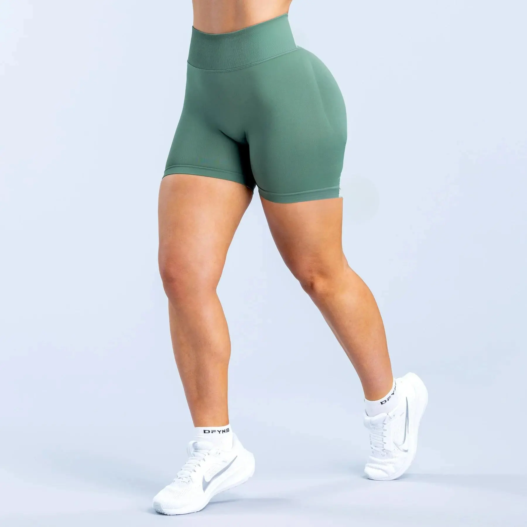 Women's Seamless High Elastic Hip-Lifting Sports Shorts, Breathable Fitness, Quick-Drying Running Workout, Soft Stretch with Original Label and Bag, Breathable Fitness Shorts, Running Workout Shorts