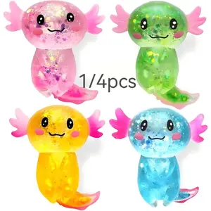 1Pack /4 Pack Cute Squishy Series Stress Relief Toys Set, Soft Maltose Feeling Sensory Fidget Pack for Adults & Kids, Ultra Soft Slow Rising Balls, Anxiety Relief Birthday Party Gifts, Stress Relief Squishies, Decompression Squishy, Mochi Squishy