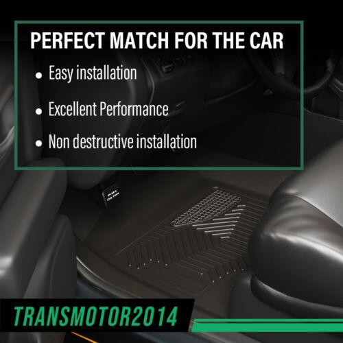 TPE Car Floor Mats For 2008-2024 Ford F250 F350 F450 Super Duty Crew Cab,All Weather Floor Mats Rubber Liners,Waterproof Anti-slip Durable Floor Mats Upgraded Version