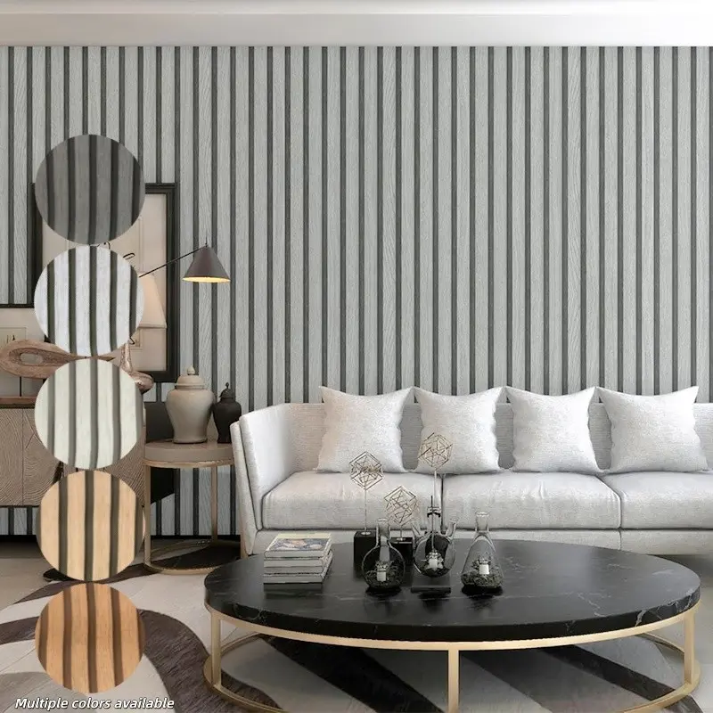Vertical Self-Stick Wall Wallpaper, Thickened 3D Grid Wallpaper, Textured Wall Decor, Home Decoration, Paint & Wallpaper Supplies