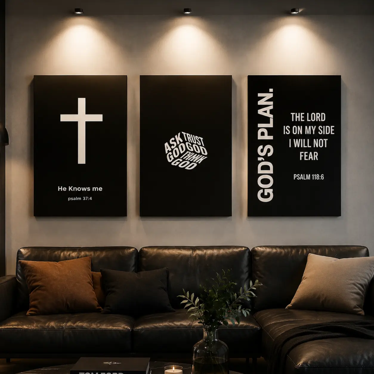 Hypebeast Christian Cross Canvas Poster, Modern Faith Wall Art Print, Streetwear Religious Room Decor for Bedroom Living Room Prayer Room, Holiday Gift