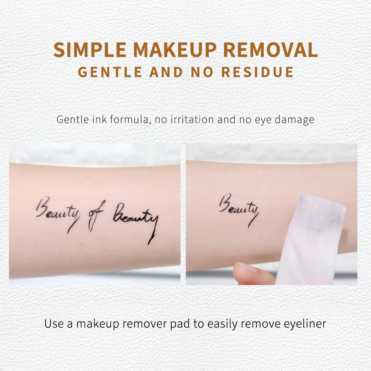 Waterproof Lambskin Eyeliner Pen – Smudge-Proof Long-Lasting Smooth Thick Tip for Defined Eye Looks, All-Day Wear & Simple Beginner Use - Women’s Daily Eye Makeup Tool, Cosmetics & Professional Beauty Tools