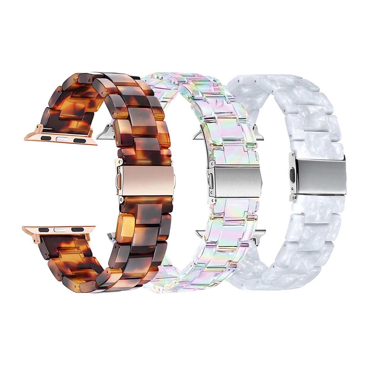 Fashionable Watch Band (Band Only), 1 Count Adjustable Lightweight Watch Band for Women & Men, Wearable Accessory Compatible with Apple Watch Ultra 3/2/1 and Series 10/SE/9/8/7/6/5/4/3/2/1, Smartwatch Watch, Smart Watch Straps, Smart Watch Accessories