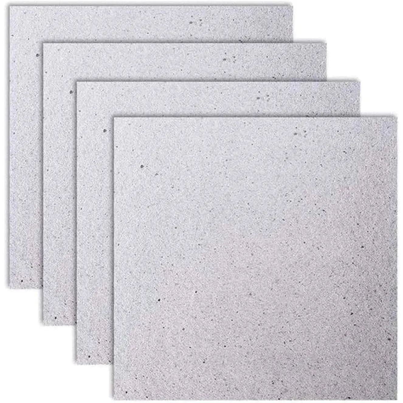 Waveguide Covers for Microwave, 4 Pack Mica Plates Sheets Heat Insulation Board for Universal Microwave Oven Repairing Part - Cut to Size, 5.1x 5.1inch