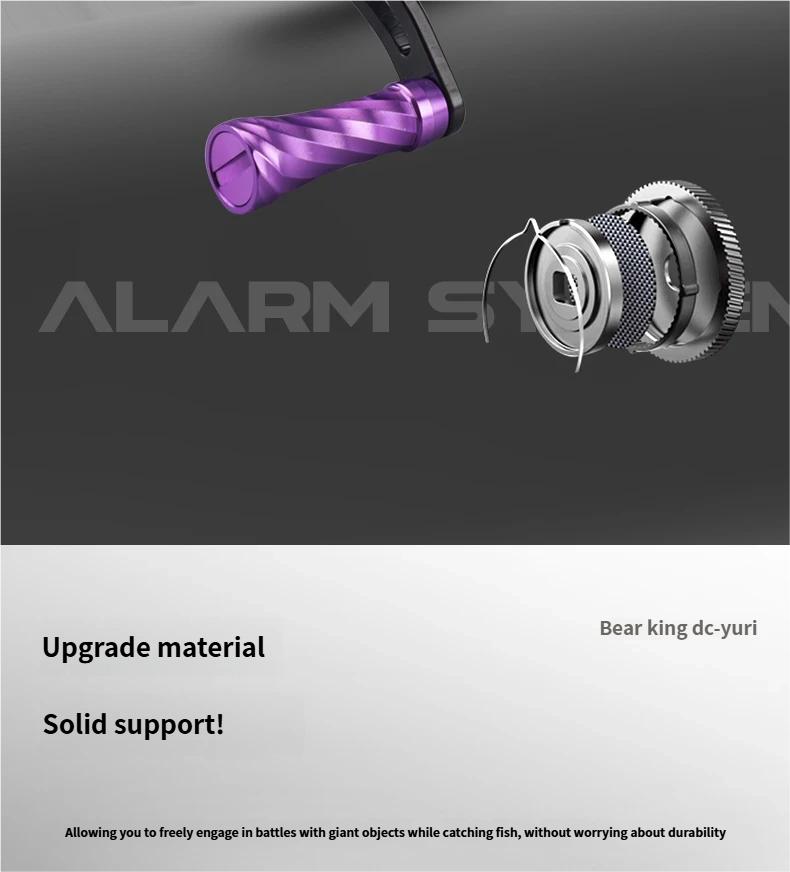 Xiongwang Yuri DC Baitcasting Reel, Intelligent Electronic Brake Fishing Reel, Lightweight Carbon Long Casting Reel for Bass Fishing