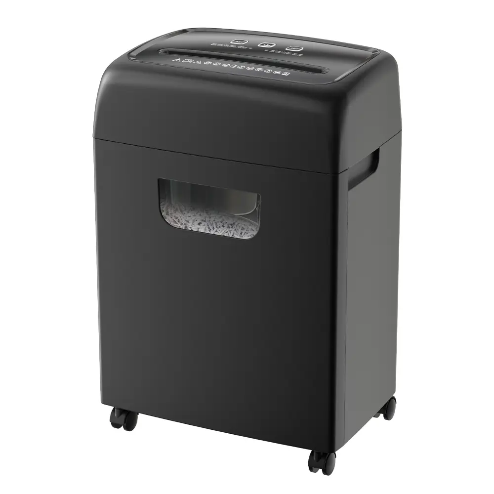18-Sheet Paper Shredder, Heavy Duty Cross Cut Shredder for Home Office, P-4 High Security Level Document Shredder for Paper, Credit Cards & Staples, 5.28 Gallon Pull Out Waste Bin, ETL Certified, Quiet Powerful Office Shredder Machine