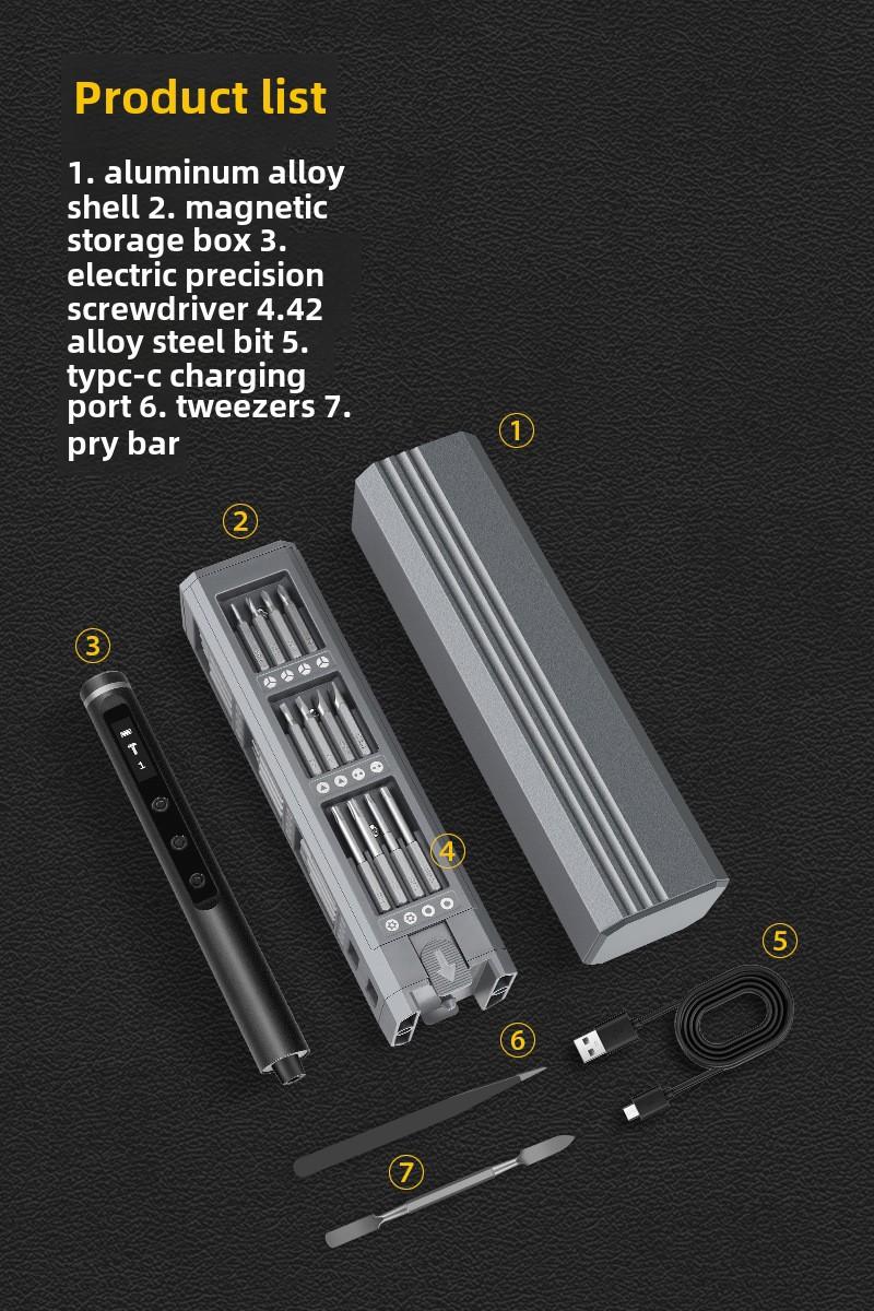 Multifunctional manual and automatic electric screwdriver set home game console computer mobile phone precision repair tool Multifunctional manual and automatic electric screwdriver set home game console computer mobile phone precision repair tool