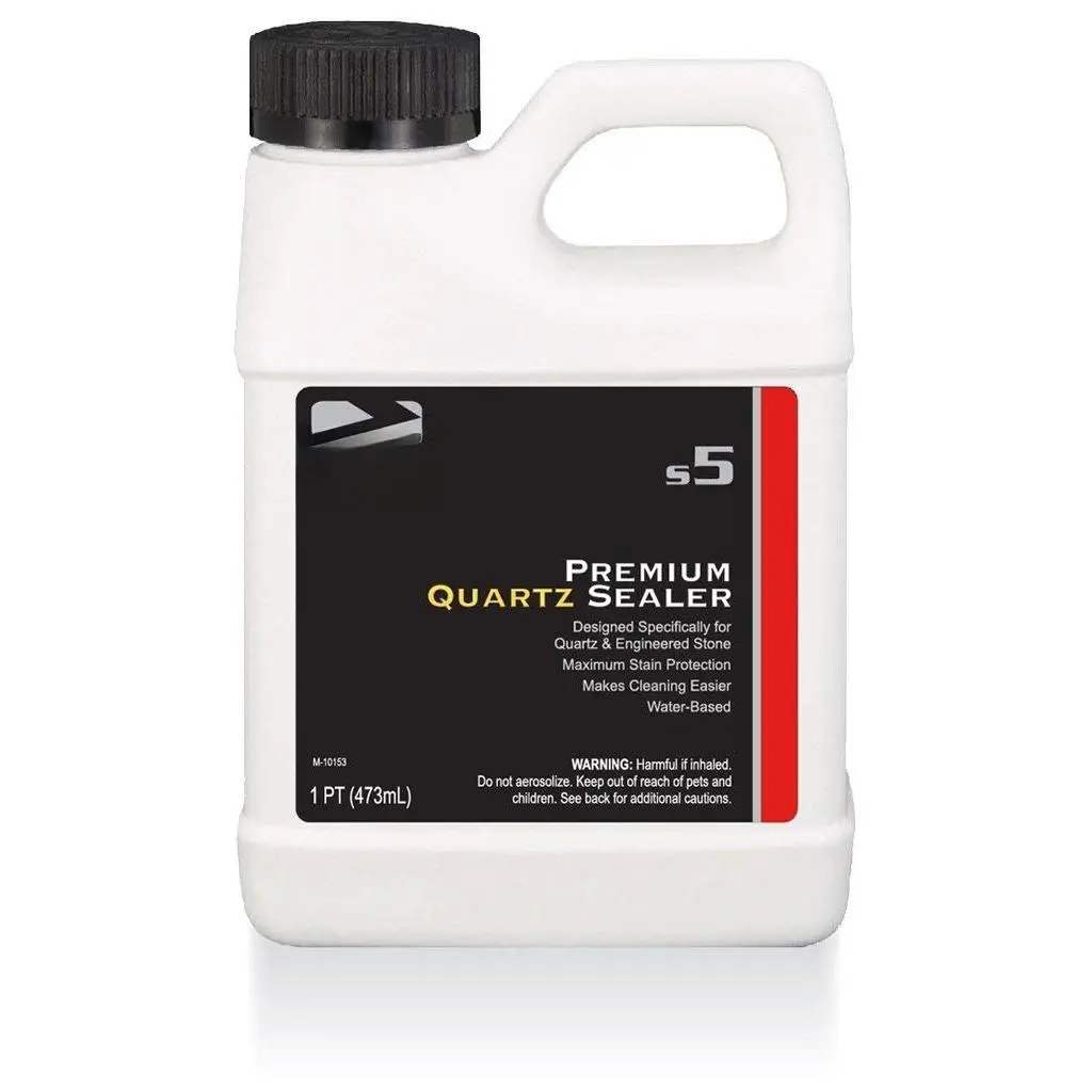 Quartz Sealer - Water-Based  Sealer - for Indoor & Outdoor Quartzite Counters, Floors, Walls, Furniture - Protects Against Oil, Water-Based Stains - Unscented - Pint (16 oz)