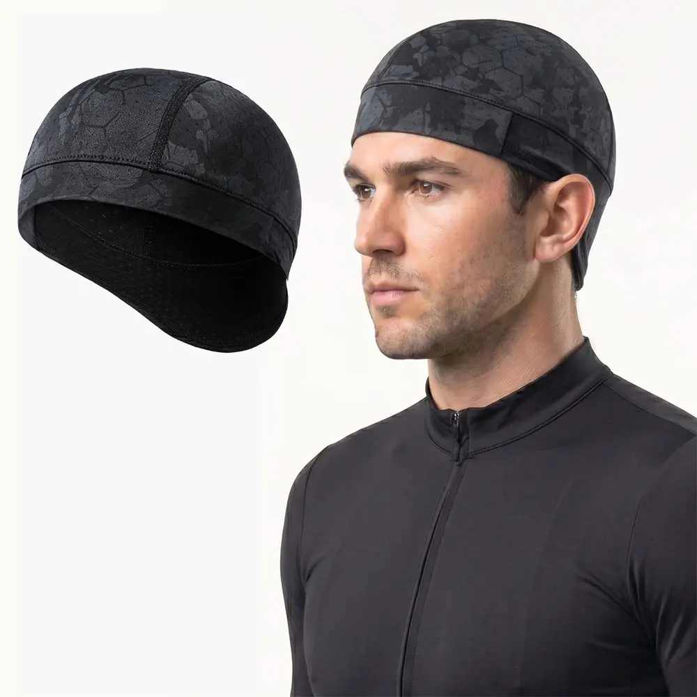 Quick-Dry Cycling Hat, Breathable Sun Protection Sports Cap, Helmet Liner, Sweat-Wicking, Outdoor Riding, Running, Motorcycle, Bicycle