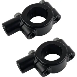 2 count  Mirror for Handlebars Mount,8mm Thread Handlebar Mount for  Rear View Mirrors, Side Mirror Adaptor for /ATV with 7/8"Handle Bar (8mm)