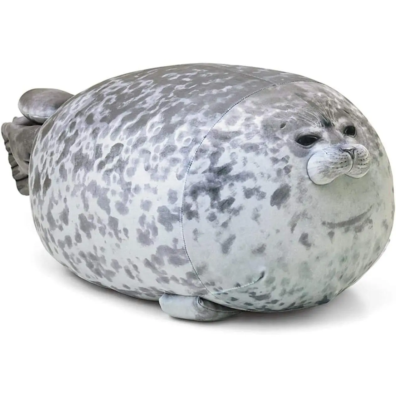 Chubby Blob Seal Pillow,Stuffed Cotton Plush Animal Toy Cute Ocean Large(23.6 in)