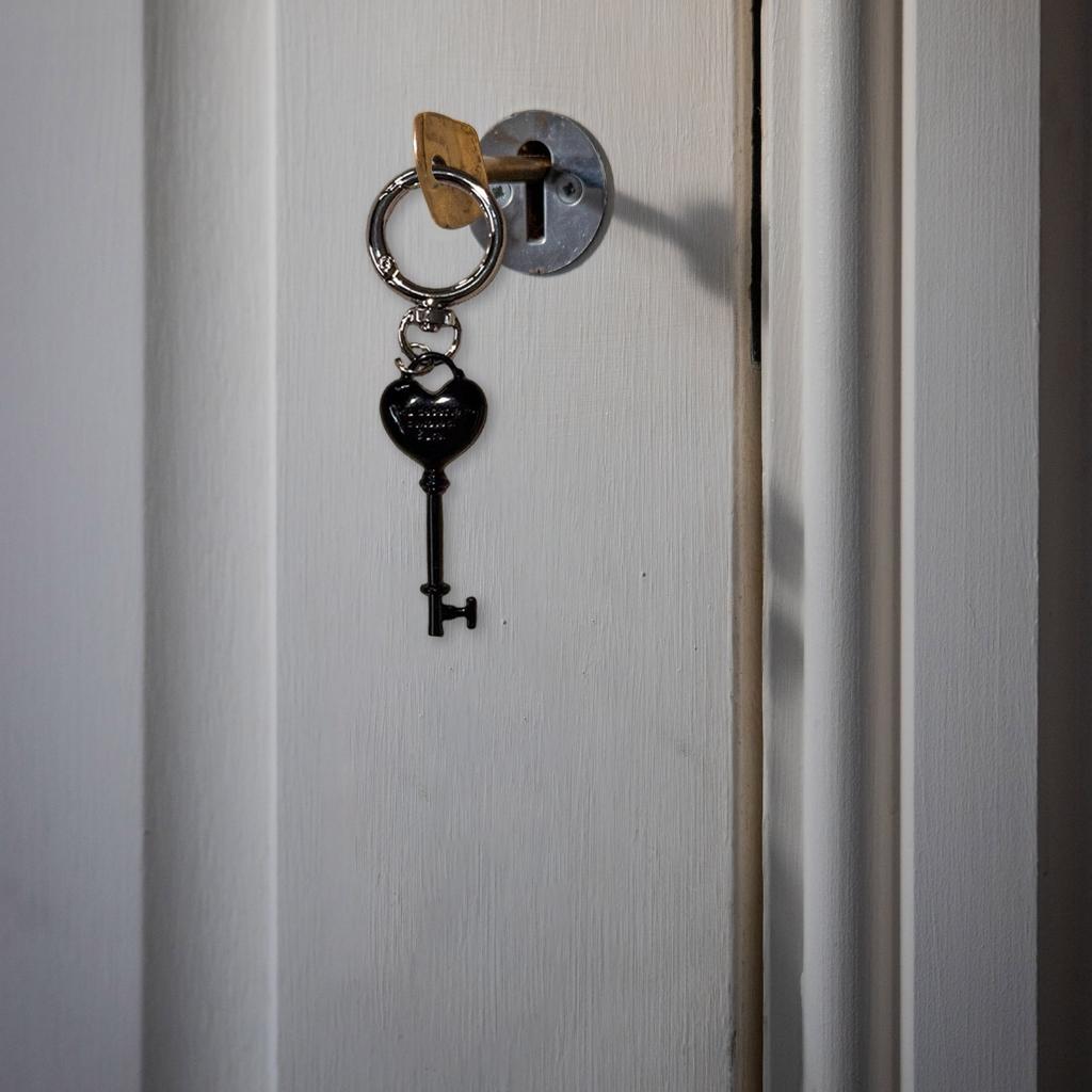 Personalized Alloy Keychain For Couples Lightweight Heart Design Love Heart Key Ring Versatile Bag Backpack Accessory