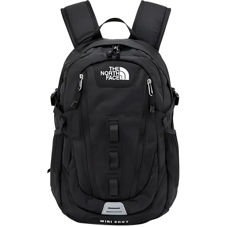 The North Face 18L Shot Recycled Nylon Backpack for Men and Women – Casual Sporty Outdoor Bag in Black