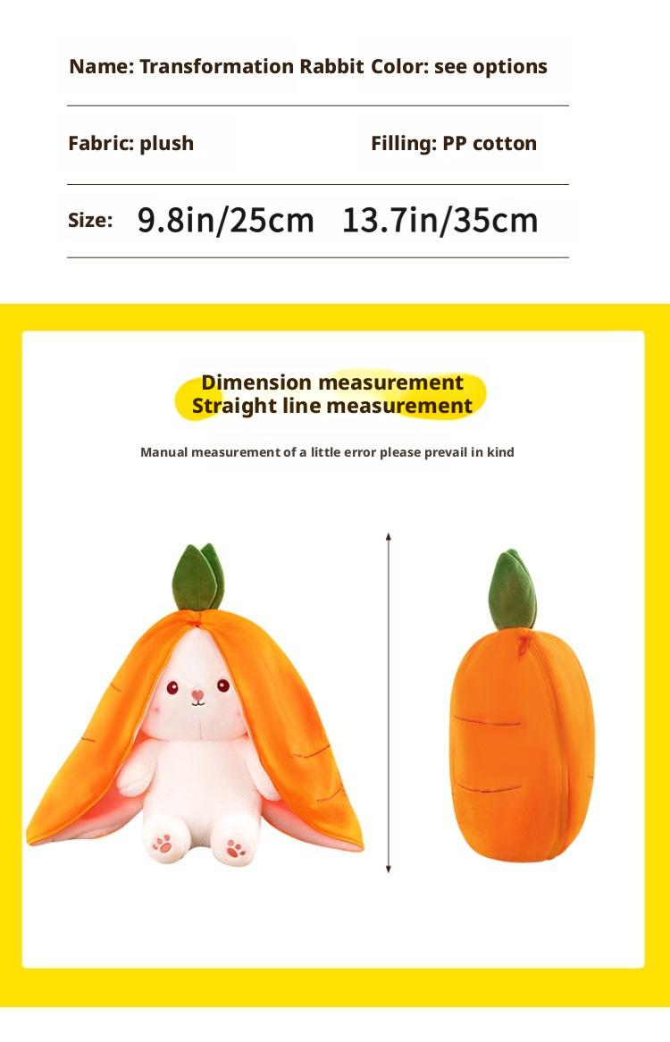 Strawberry Bunny Plush Toy Soft Kawaii Perfect for Cuddling Gifting or Decorating Your Bed Shelf Ultra Soft Fabric - Stuffed Animal Cute Strawberry Bunny Plush Toy Soft Kawaii Stuffed Animal Gift for Kids Girls Hug Pillow Bed comfort  gifts squish  mail A