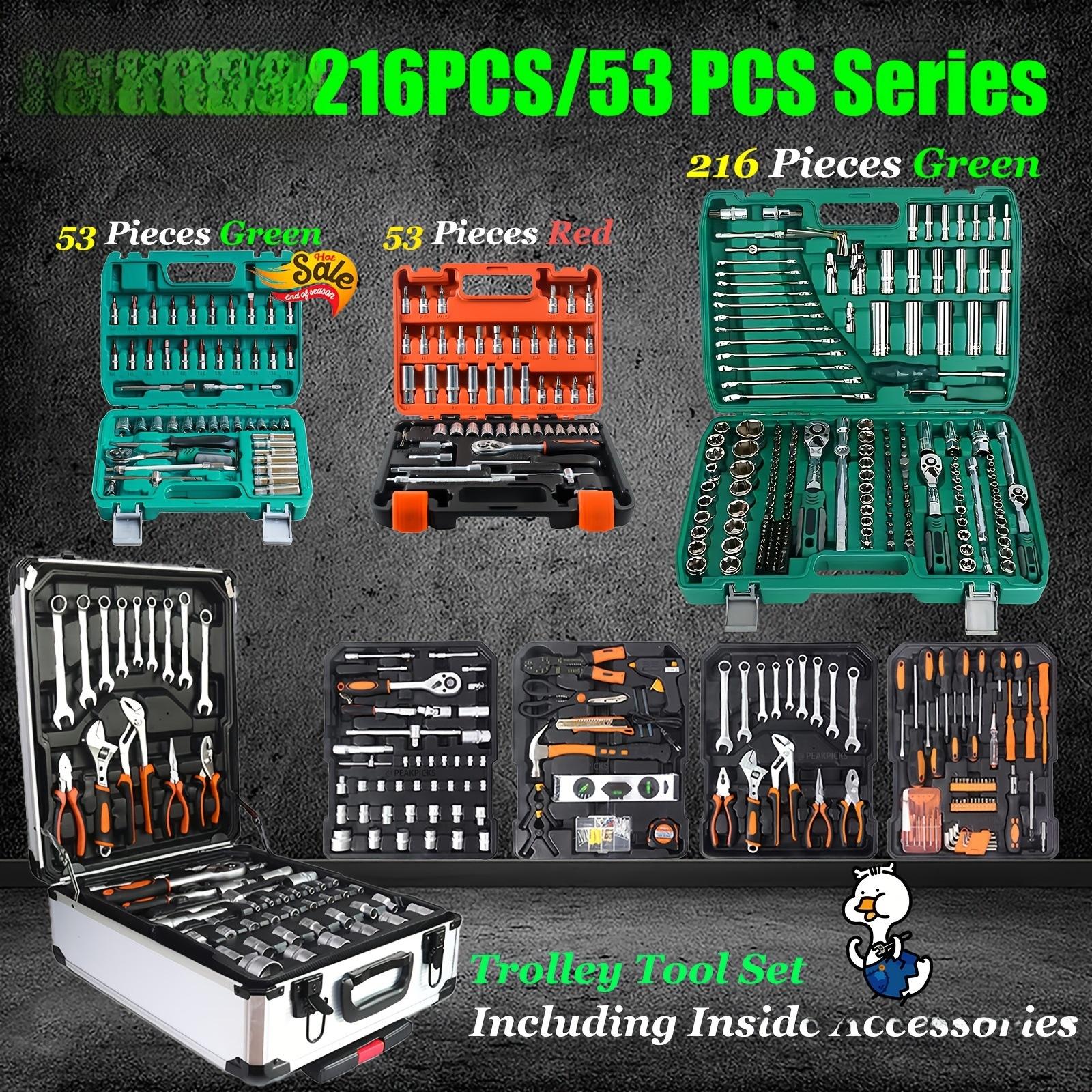 VEVOR Car Emergency Tool Kit Cordless Power Wrench Saw Battery Electric Tools Set