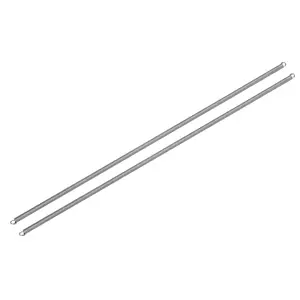 2Pcs Extension Springs, 0.8x5x300mm/0.03x0.2x11.81in 304 Stainless Steel Extended Compression Spring Steel Dual Hook Tension Springs Machinery Construction Home Repairs