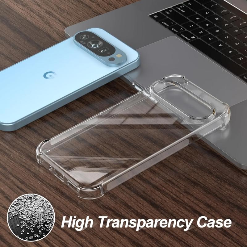 Ultra-thin Clear TPU Soft Shell Shockproof Protective Case for Google Pixel 9 Pro XL 9 8 7 6 Pro 9A 8A 7A 6A, Cellphone Accessories