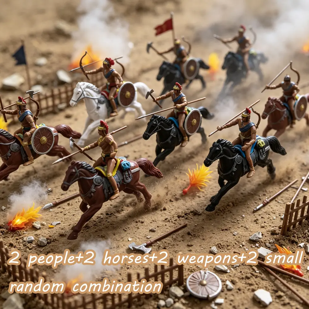 8pcs Random Combination Native American Figurines Indian Figurines Plastic Action Figures for Projects Table Decoration Birthday Gift Dollhouse