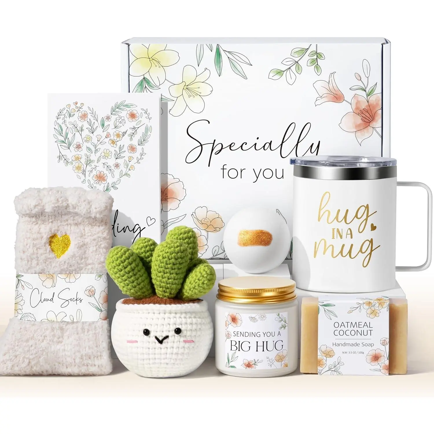 Self Care Get Well Soon Gifts Baskets for Women Care Package Birthday Gifts | Thinking of You Inspirational Sympathy  Baskets,  Christmas   Set for Mom Her  Sister Wife Grandma