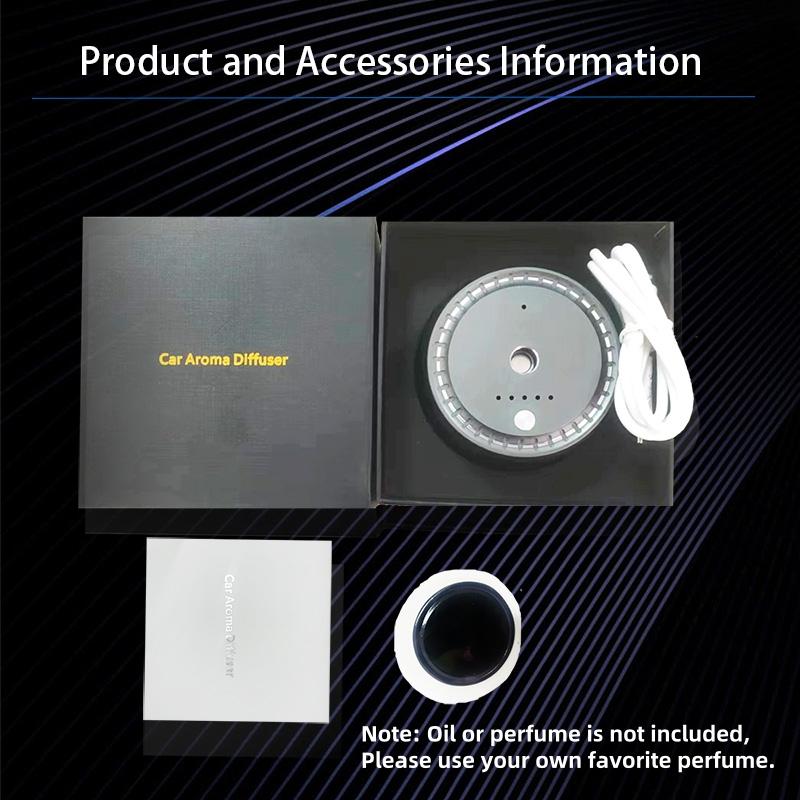 favizito Car Smart Aroma Diffuser, USB Rechargeable Car Air Freshener, Car Smart Aromatherapy Spray, Essential Oil Diffuser for Car, Waterless Car Diffuser