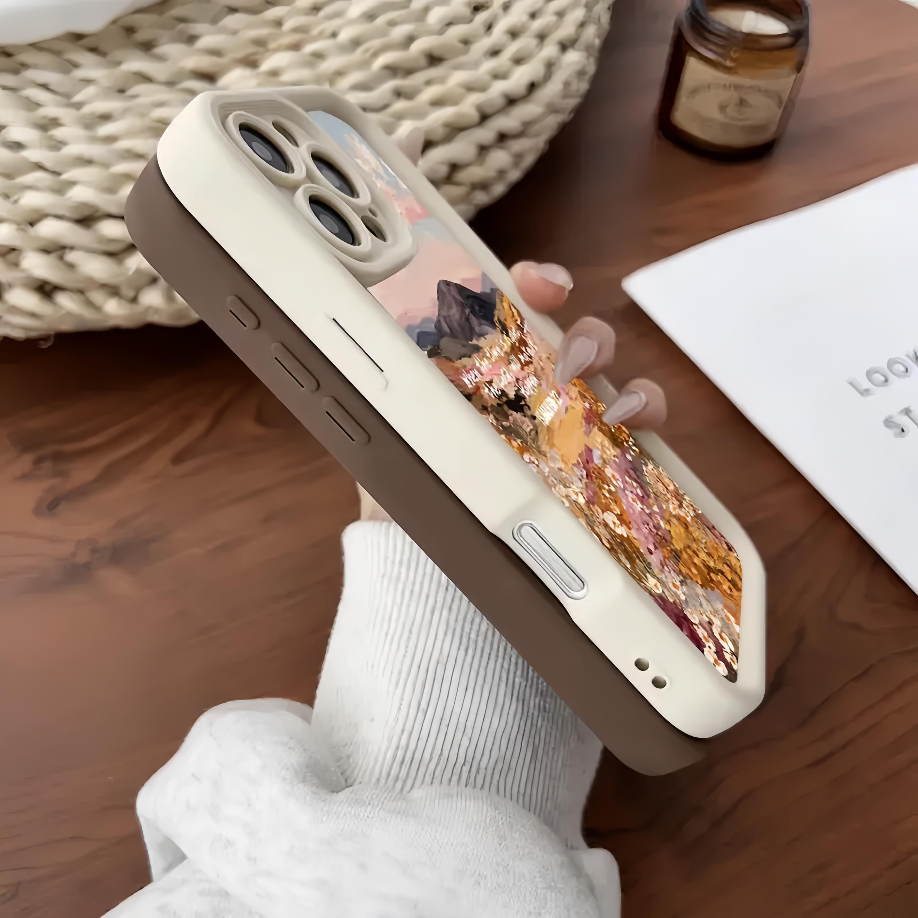 Wildflower Verse Soft TPU Case for iPhone 11-17/ProMax/X/XS/XSMax - Slim Fit, 1.2mm Raised Lips, Non-Slip, Durable Silicone, Shockproof Protection