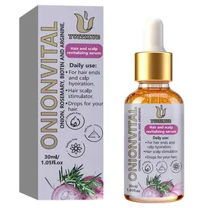 30ML Yuitikue Onion Hair Growth Serum, Nourishes Scalp, Reduces Hair Loss, Promotes Hair Growth, Suitable for Dry and Thin Hair, Unisex