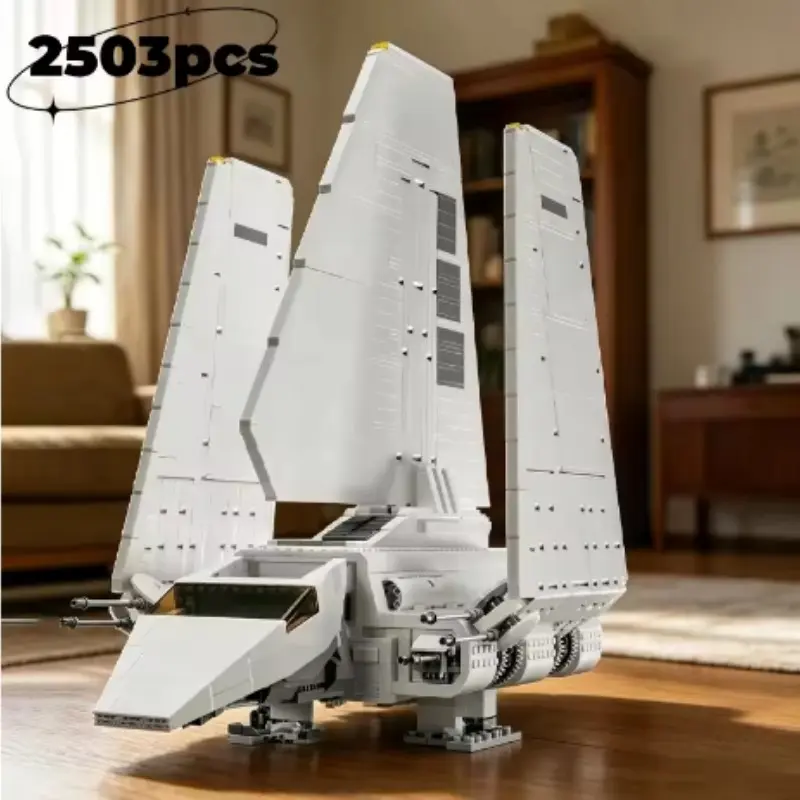 2503pcs New Empire Shuttle Model Building Blocks Toy, Educational Fun Puzzle for Kids and Adults, Birthday Gift for Boys and Girls, Diy Building Model