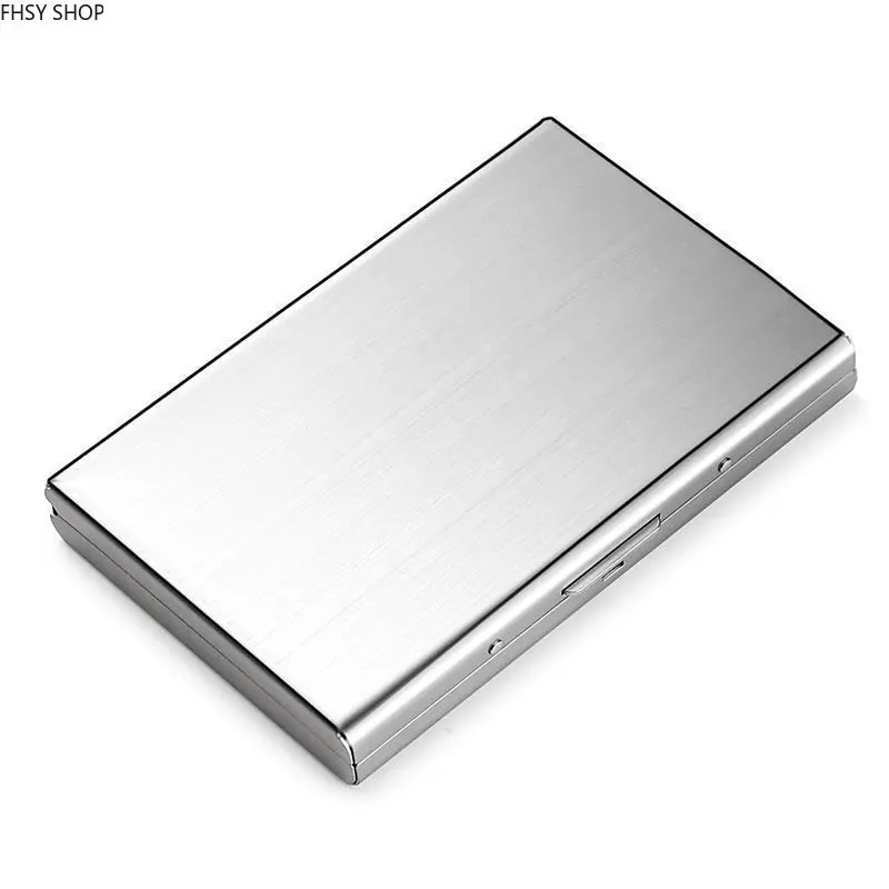 Sleek Hard Shell Credit Card Holder for Men, Solid Color Design with RFID Protection Offering Secure Card Storage, Mini, Rectangular, Organizer, Accessories, Card Holder Organizer, Card Slots