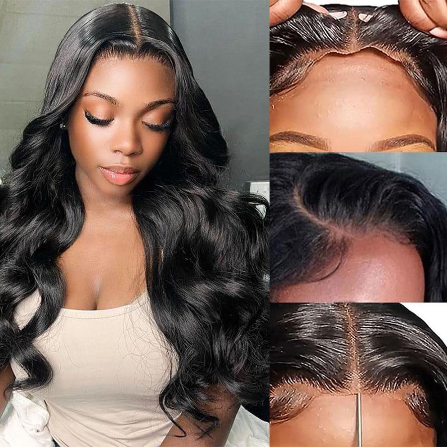 Bling Hair Body Wave 6x4 Glueless Wig Human Hair Pre Plucked Pre Cut Lace Wig Ready to Wear 5x5 Lace Closure Wig For Black Women #TikTokShopHolidayHaul
