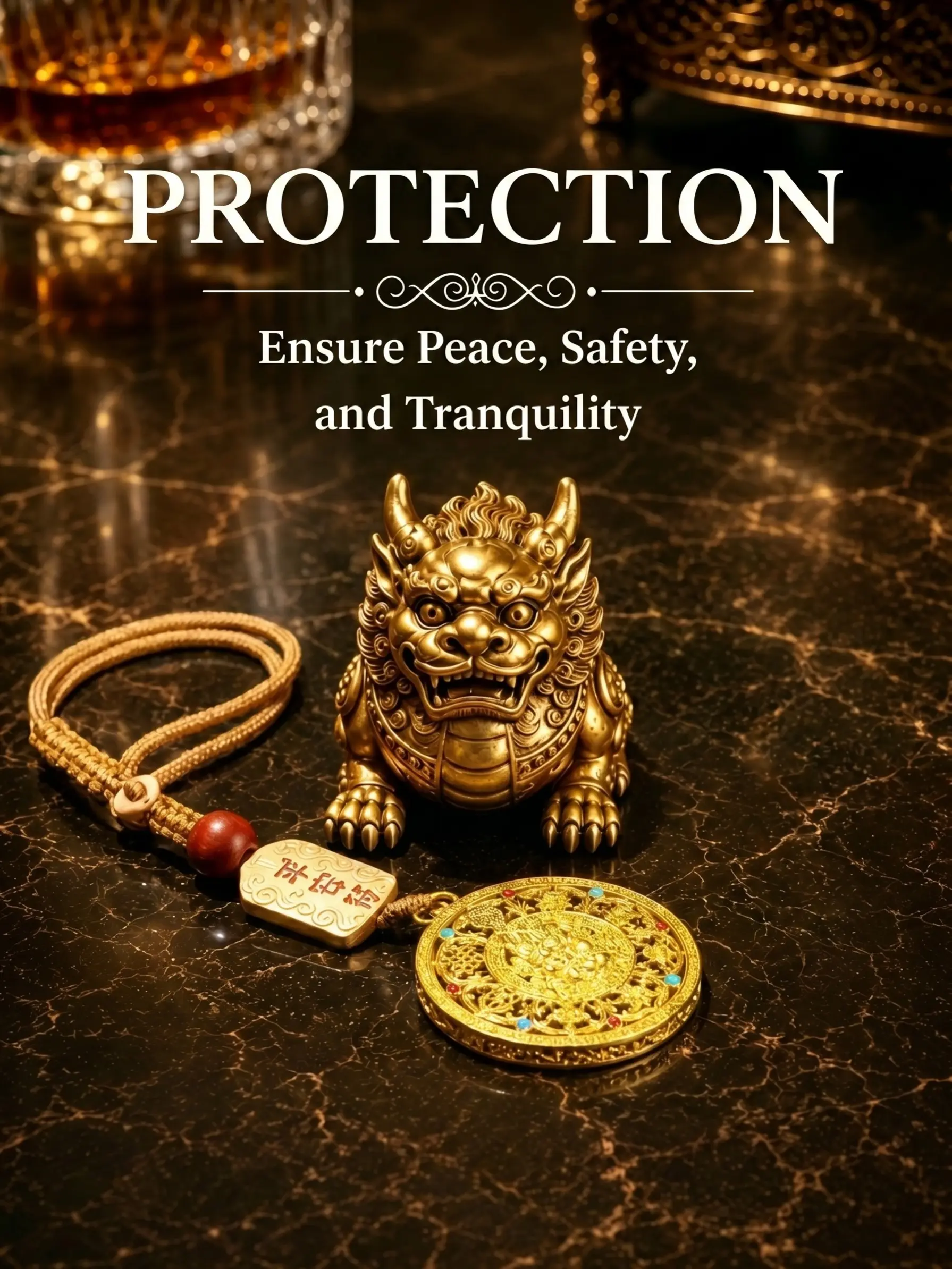 Vintage Wealth Attraction Pendant - Lucky Charm Pendant for Financial Growth & Success, Exquisite Feng Shui Guardian Amulet, Money Magnet Accessory for Keys, Bags or Necklace, Prosperity Gift for Good Fortune, Abundance & Daily Luck