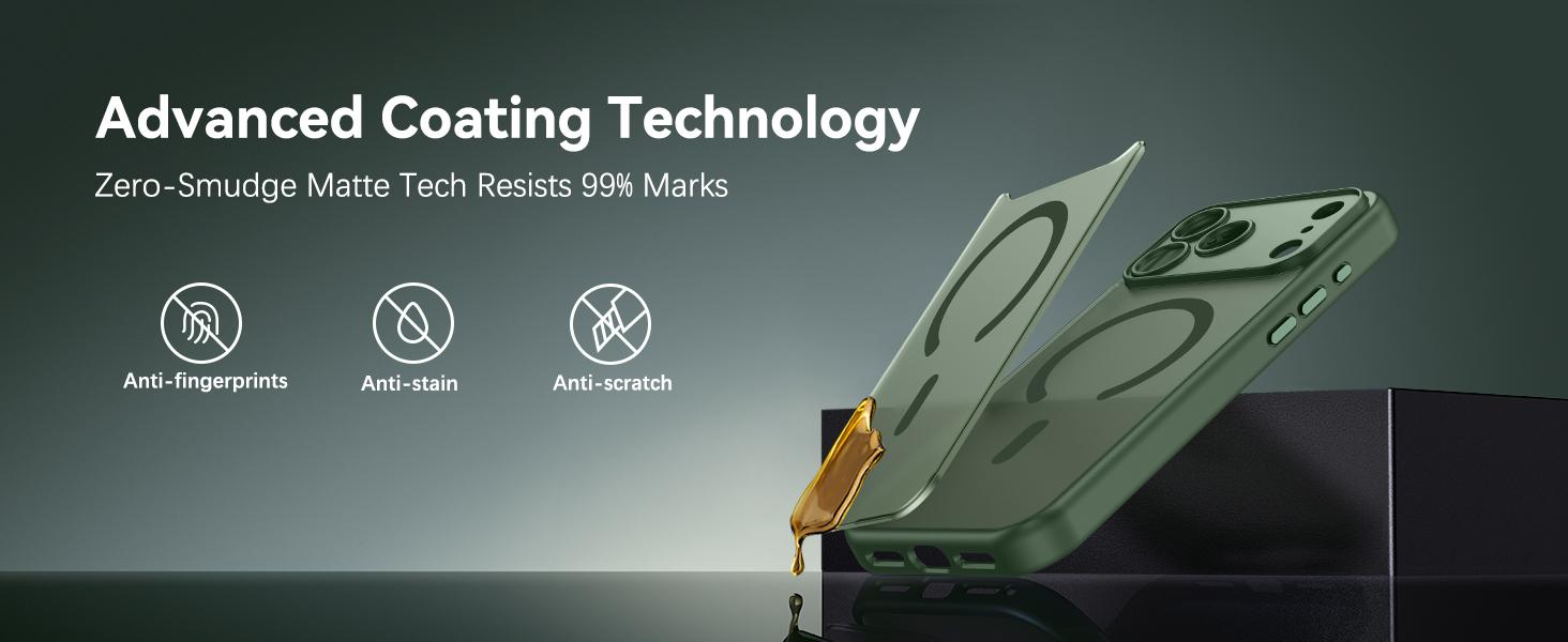 For iPhone 17 Pro Max Cases 16 15 14 13 12 Pro Max case ,[Upgraded Full Camera Protection] [Compatible with Magsafe] [Translucent Matte] Drop Protection Shockproof Protective Phone Cover case