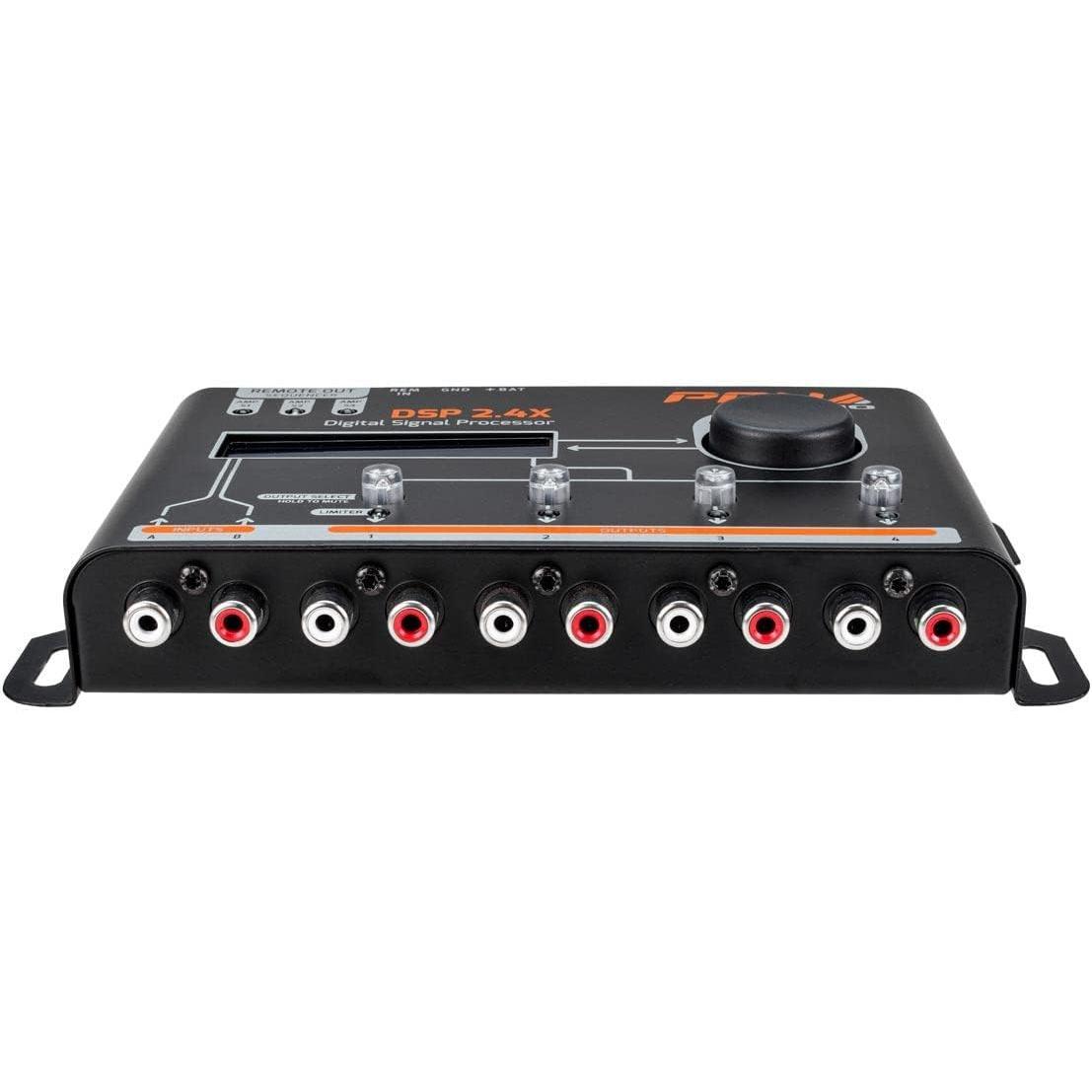 DSP 2.4X Digital Crossover and Equalizer 4  Full Digital Signal  Processor DSP with Sequencer Remote Relay