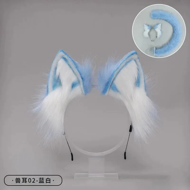 Adjustable Belt Furry Tail Kawaii Wolf Dog Tail Cosplay Accessories Party 70cm  Cosplay Costume Props Girl Faux Fur Tail