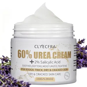 5-in-1 60% Urea Cream with 2% Salicylic Acid 150g, Maximum Strength Hand & Foot Moisturizer, Deep Hydration Callus Remover for Rough Dry Thick Cracked Skin