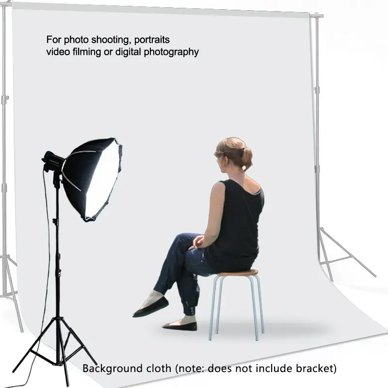Multi-Purpose Background Cloth, Portable Photography Backdrop, Various Sizes, Ideal for Live Streaming and Studio Shooting, Photography Supplies