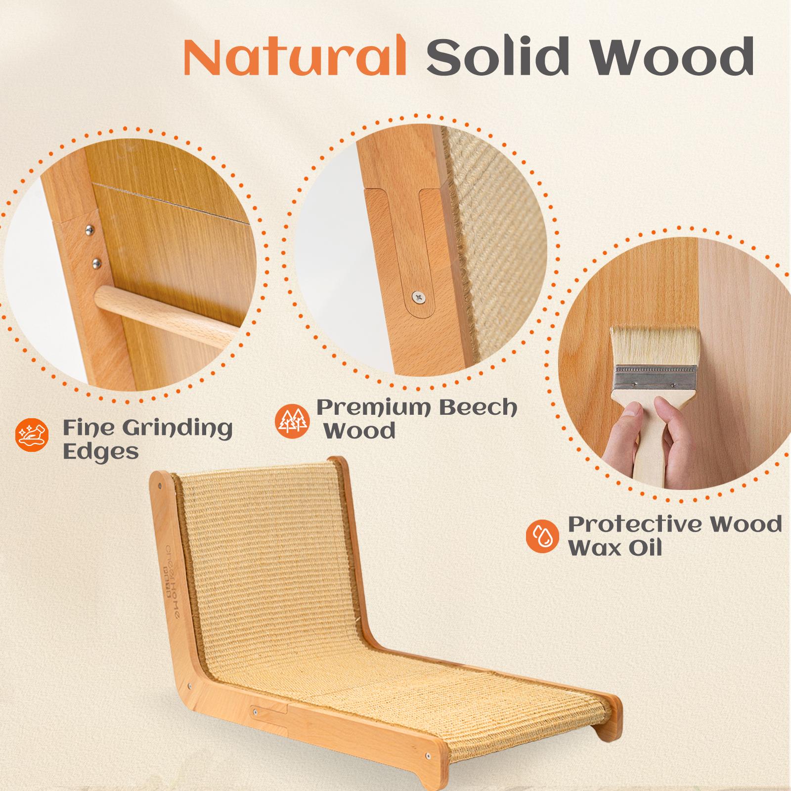 Widen Cat Scratcher, L Shaped Cat Scratching Board, 12.6"x23.6" Vertical Cat Scratch Cardboard, Wear-resistant Cat Scratching Post, Protects Cats from Scratching  for Indoor (Large)