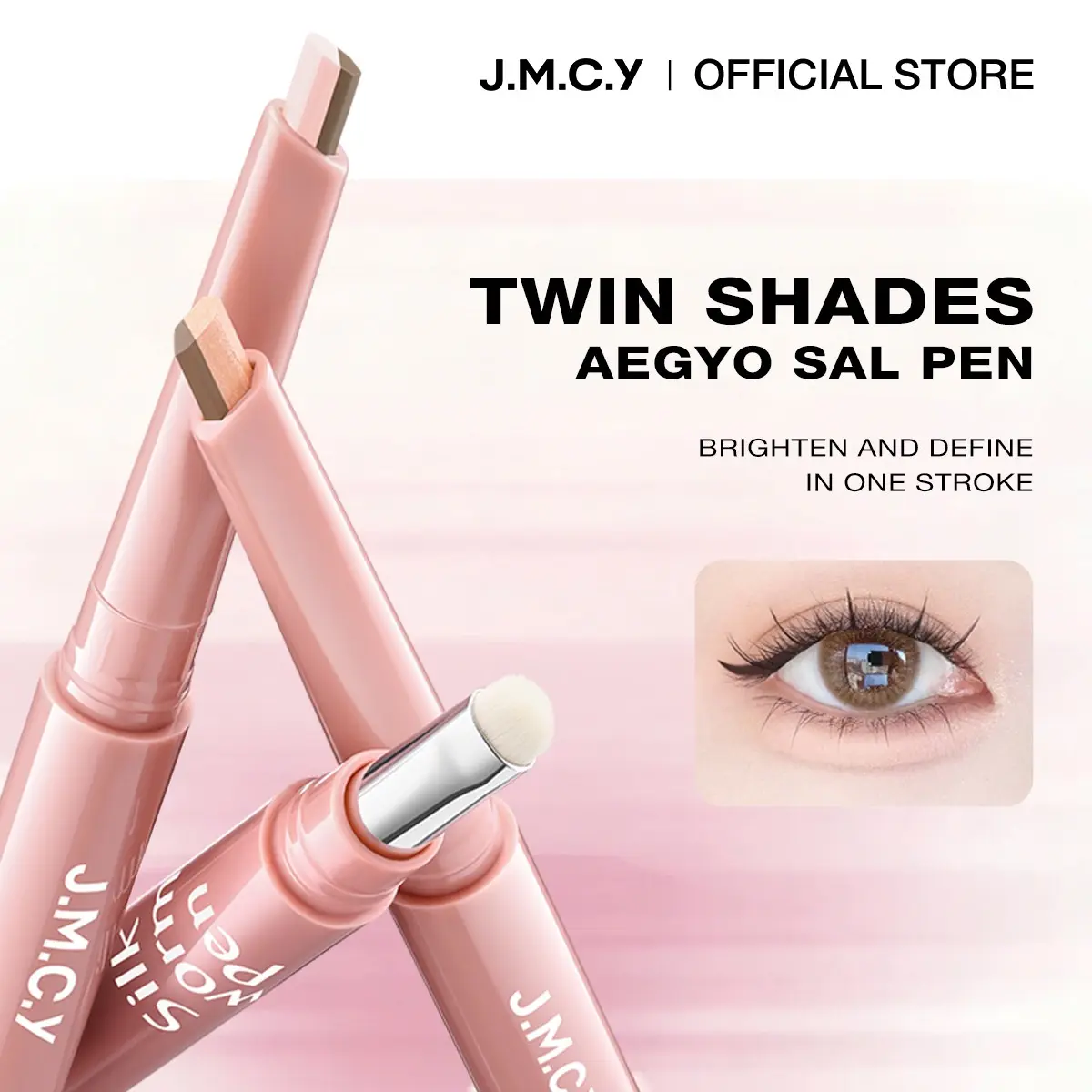 Dual-Ended Eyeliner Pen, Highlighter & Liner, Professional Makeup Tool, Ideal for Beginners, Daily Use, Perfect Gift for Women