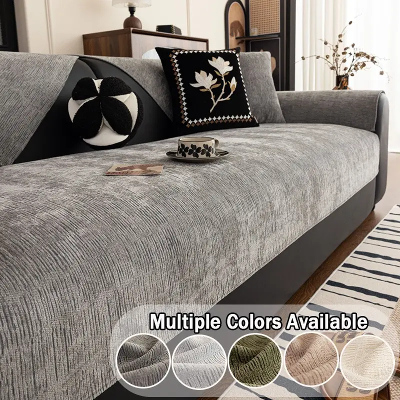 Waterproof Sofa Pad, Modern Anti-Slip Couch Cover, Pet-Friendly Scratch-Resistant, Easy Clean, for Living Room Bedroom Decor