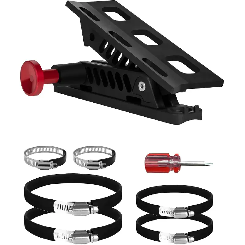 Adjustable Glass Fiber Fire Extinguisher Mount - Easy Installation Universal Compatible Mounts & Holders with Quick Release Bracket, Fits Roll Cage/Roll Bar for JT TJ JKU JK JL UTV Cam-Am X3 Polaris RZR Ranger, Increased Durability, Multi-Size