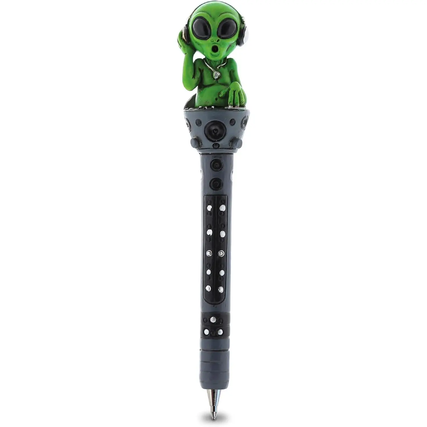 Alien DJ Novelty Pen - Fun and   and Adults Ballpoint Pen, Cute Science Fiction Space Writing Pen Instrument For School & Office Desk Decor
