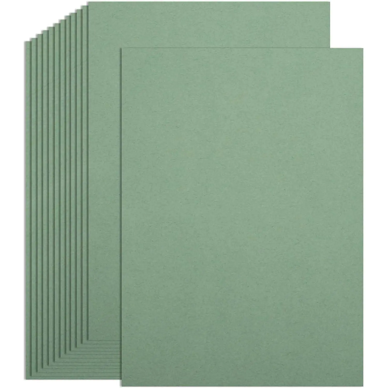 50 Sheets Sage Green Paper 120gsm/32lb Cover (5 x 7 Inch) | Construction Blank Paper for DIY Crafts Cards Making, Invitations, Scrapbook Supplies