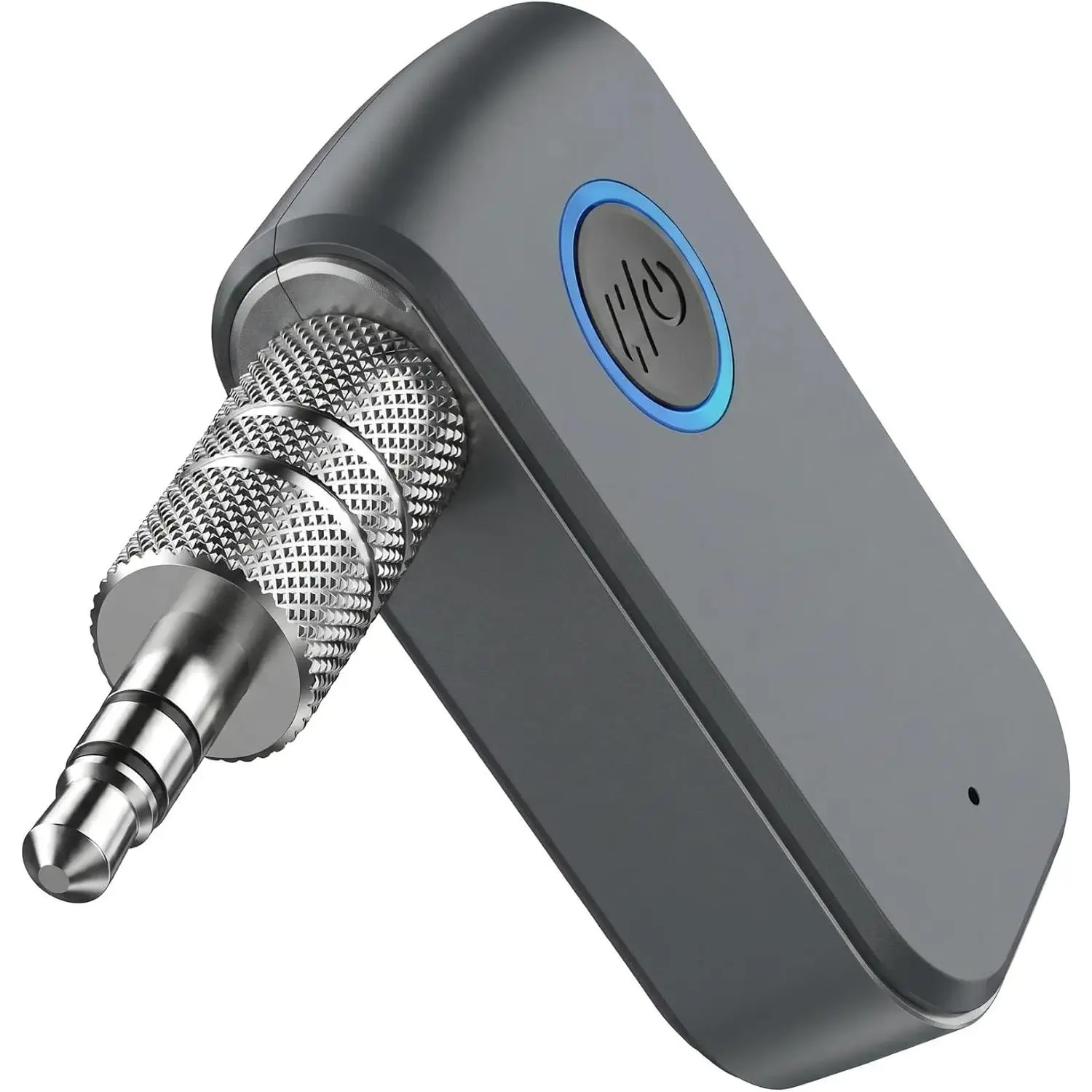Bluetooth Receiver for Car, 3.5mm AUX Bluetooth Car Adapter for Home Stereo Speakers Headphones, Built-in Mic Hands-Free Calling, 10H Battery, Type-C Charging, Auto Reconnect Volume Track Control