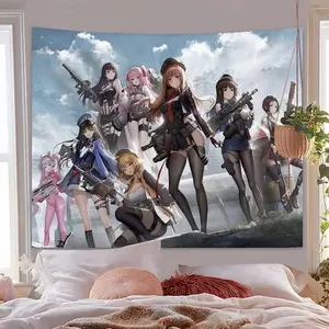 NIKKE Anime Tapestry G-Goddess Of Victory Hanging Dormitory Room Bedspread Blanket Children's Room Party Home Decoration Gift