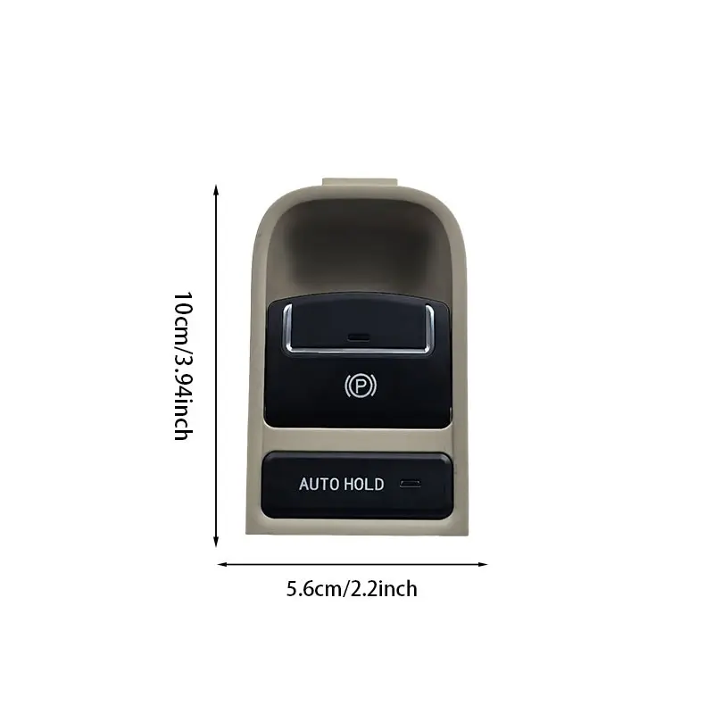 Volkswagen Tiguan Electronic Parking Brake Switch, Replacement Button for Oe Code 5n0927225axsk, No Battery Included, Car Repair Part