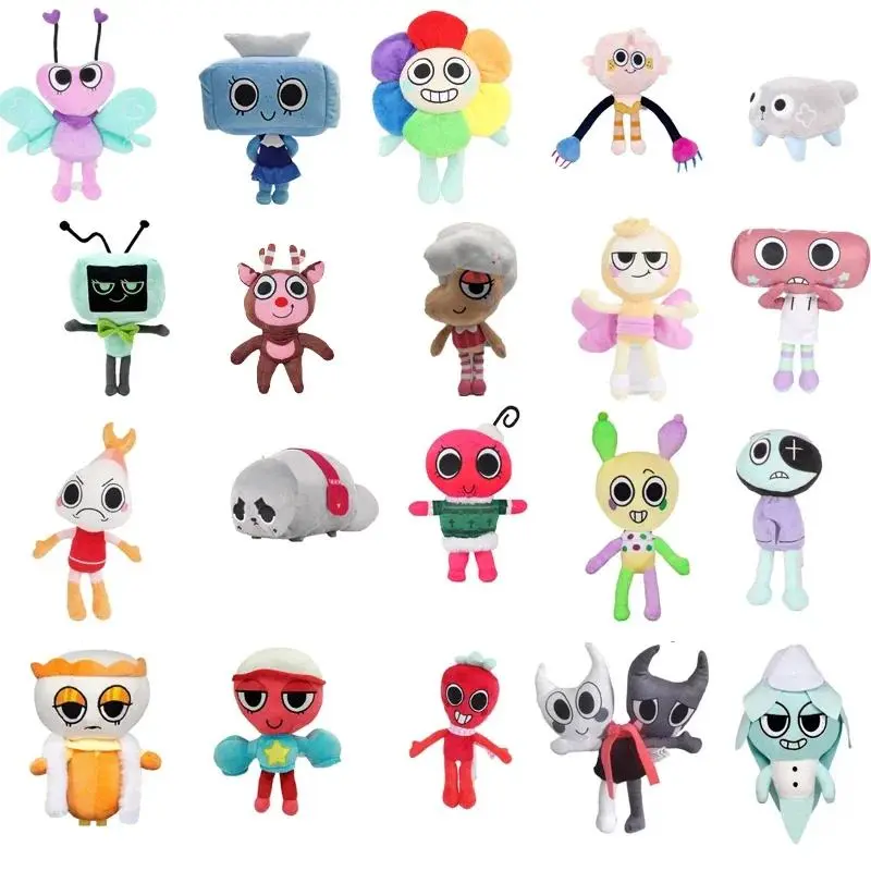 New Dandy's World 35cm Horror Game Scrap Goob Pebble Plushie, Soft Stuffed Pillow Doll, Party Gift for Children (Home & Festive Supplies)