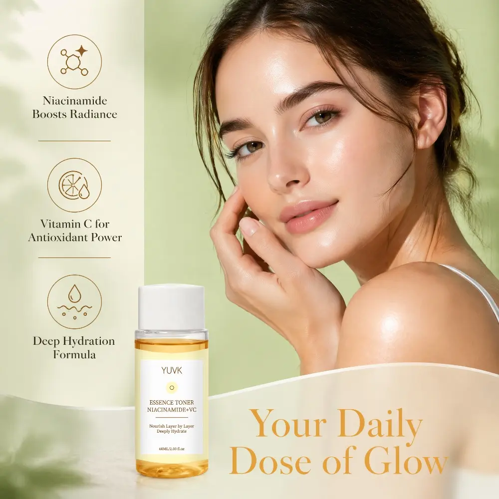 YUVK Niacinamide Vitamin C Essence Toner Glow Hydrating 60ML