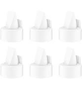 6oz Wide-Mouth Breastmilk Storage Bottles with Two-Pieces Sealing Cap, Leak-Proof Design, No-Fade Reading Marking, Compatible with Spectra S1 S2 9 Plus, Motif Luna, and Most Wide-Mouth Flanges, 4 Pack