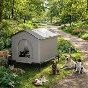Outdoor Cat House, Waterproof & Warm Cat House, Detachable & Easy To Clean Cat House, Pet Supplies for Indoor Outdoor Use