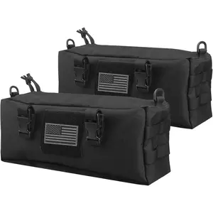 Unisex Durable Outdoor Hiking Tactical Pouch - Large-Capacity, Multi-Purpose Camping Backpack Accessory for Short Trips
